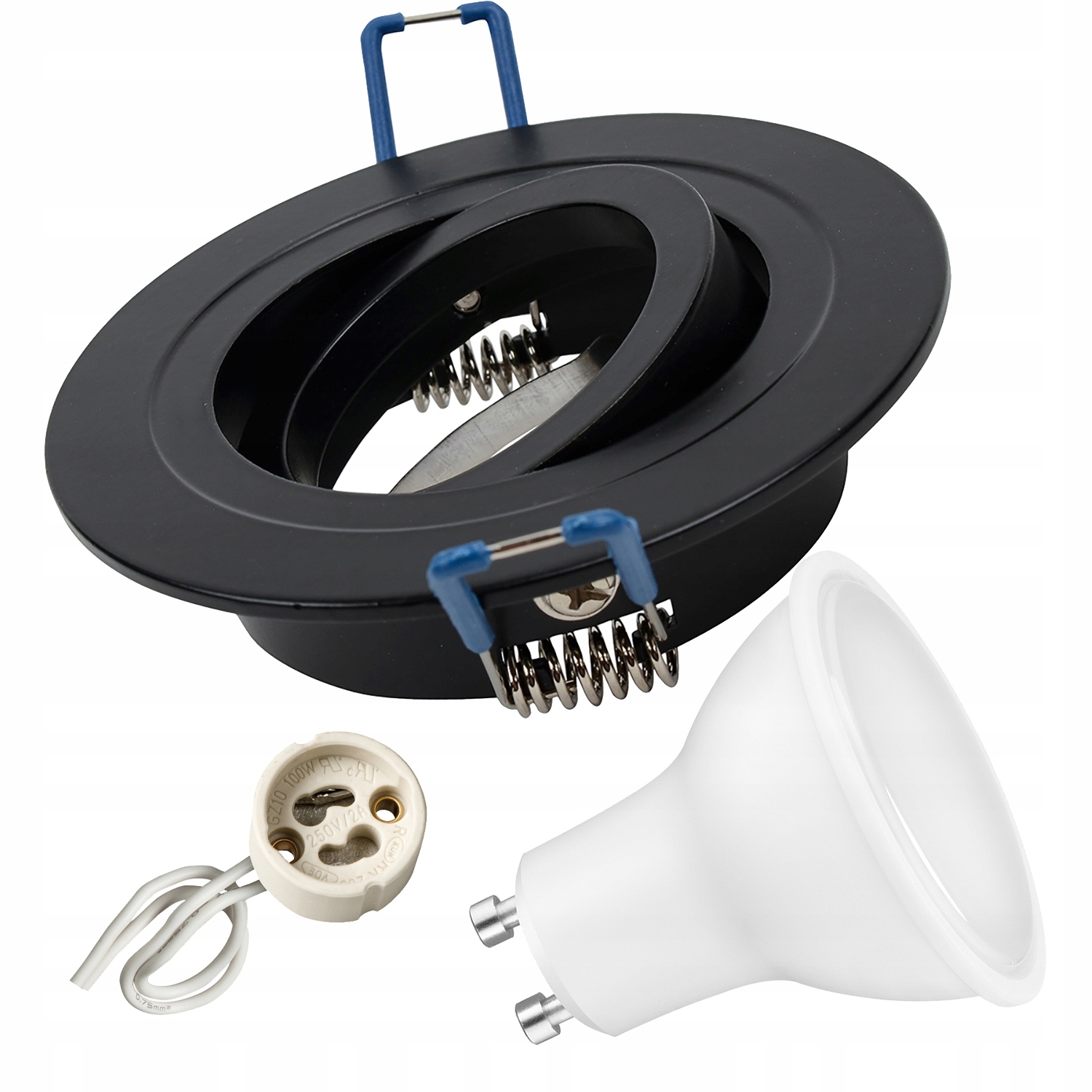 ZESTAW oprawa halogenowa ruchoma + GU10 LED 12W