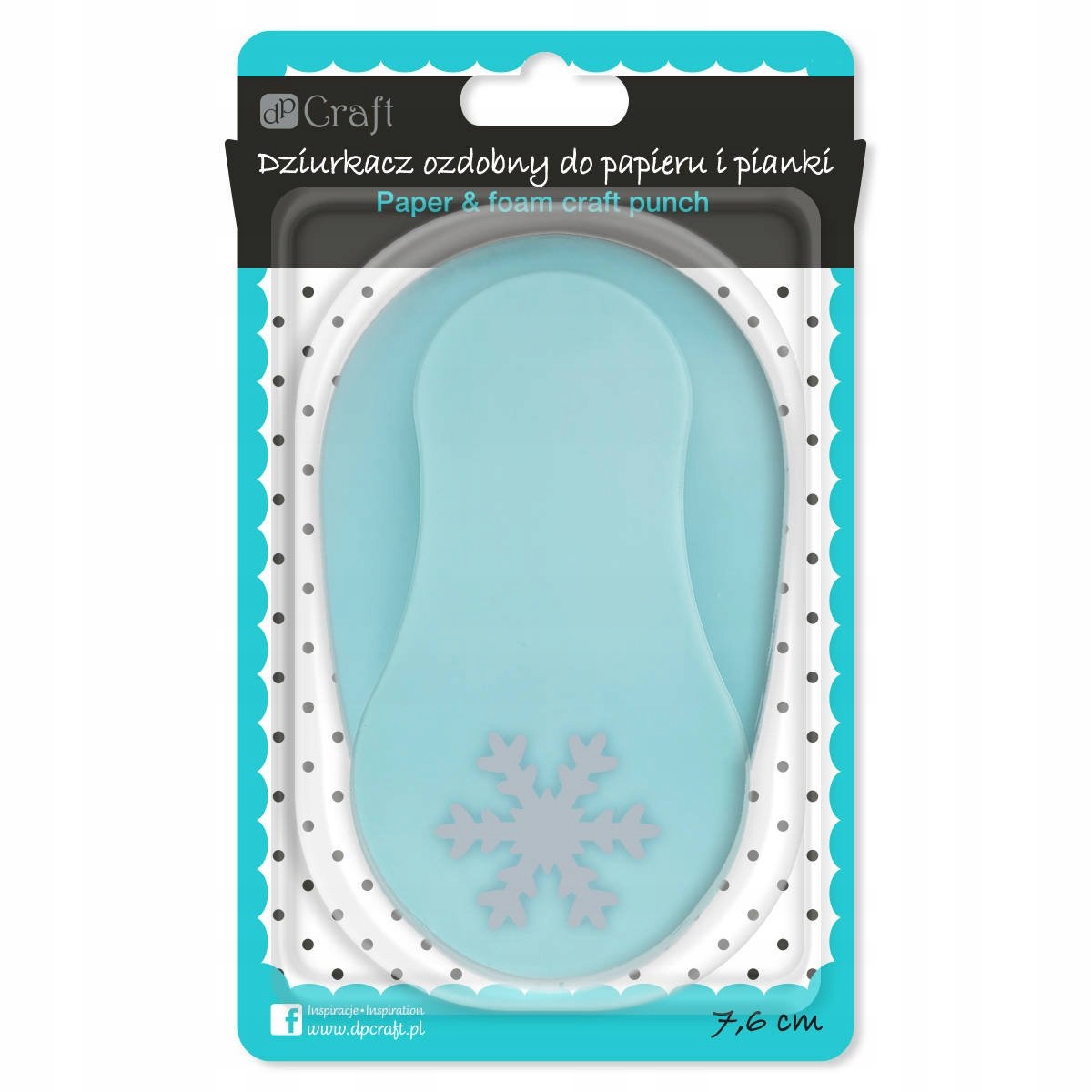 Ozdobná Děrovačka 7,6 cm DPCraft Sněhová Vločka