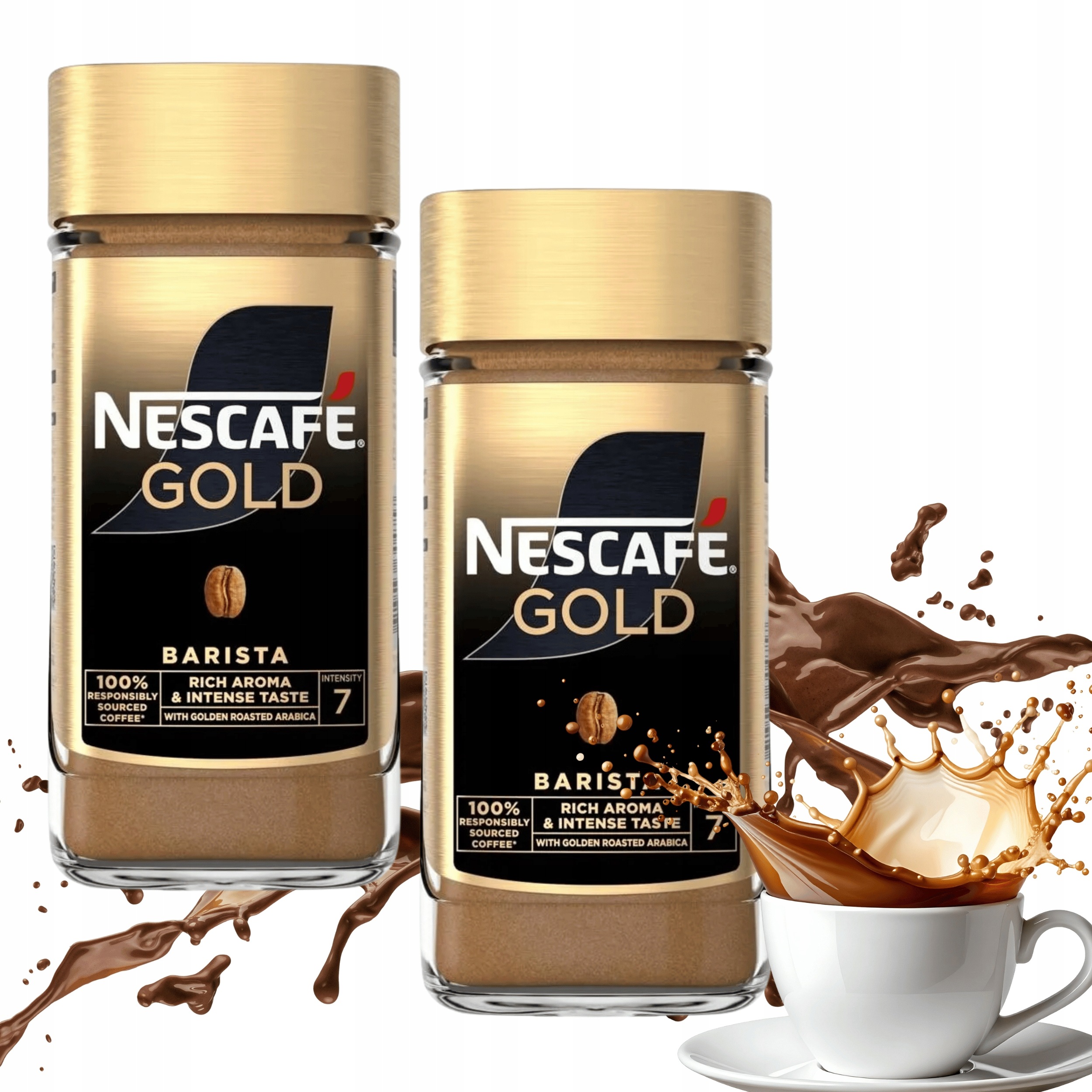 Nescafe Gold Barista Kawa rozpuszczalna kremowa aromatyczna 2x180g