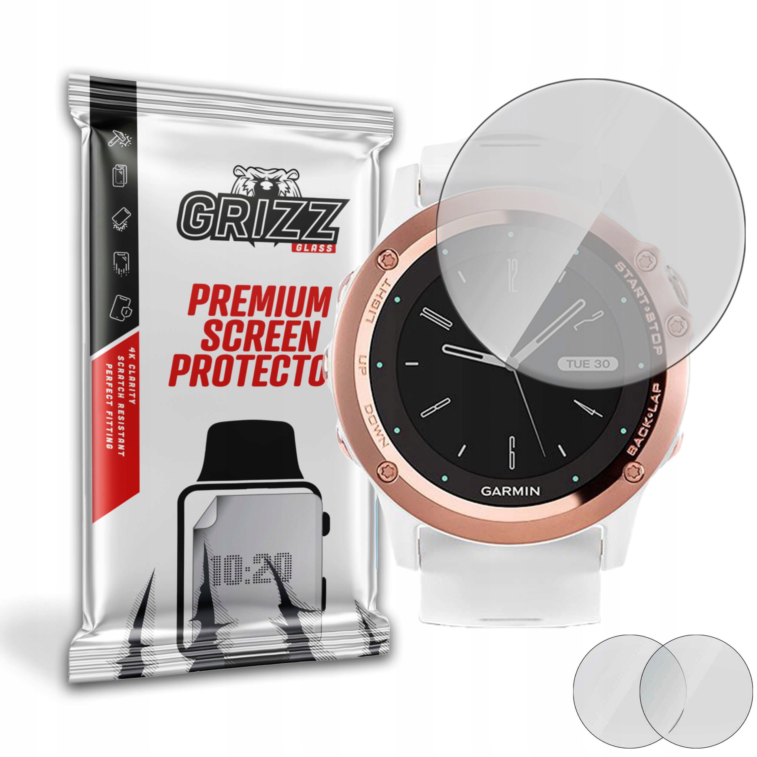 2-PAK Antyodciskowa folia ochronna do Garmin Fenix 3