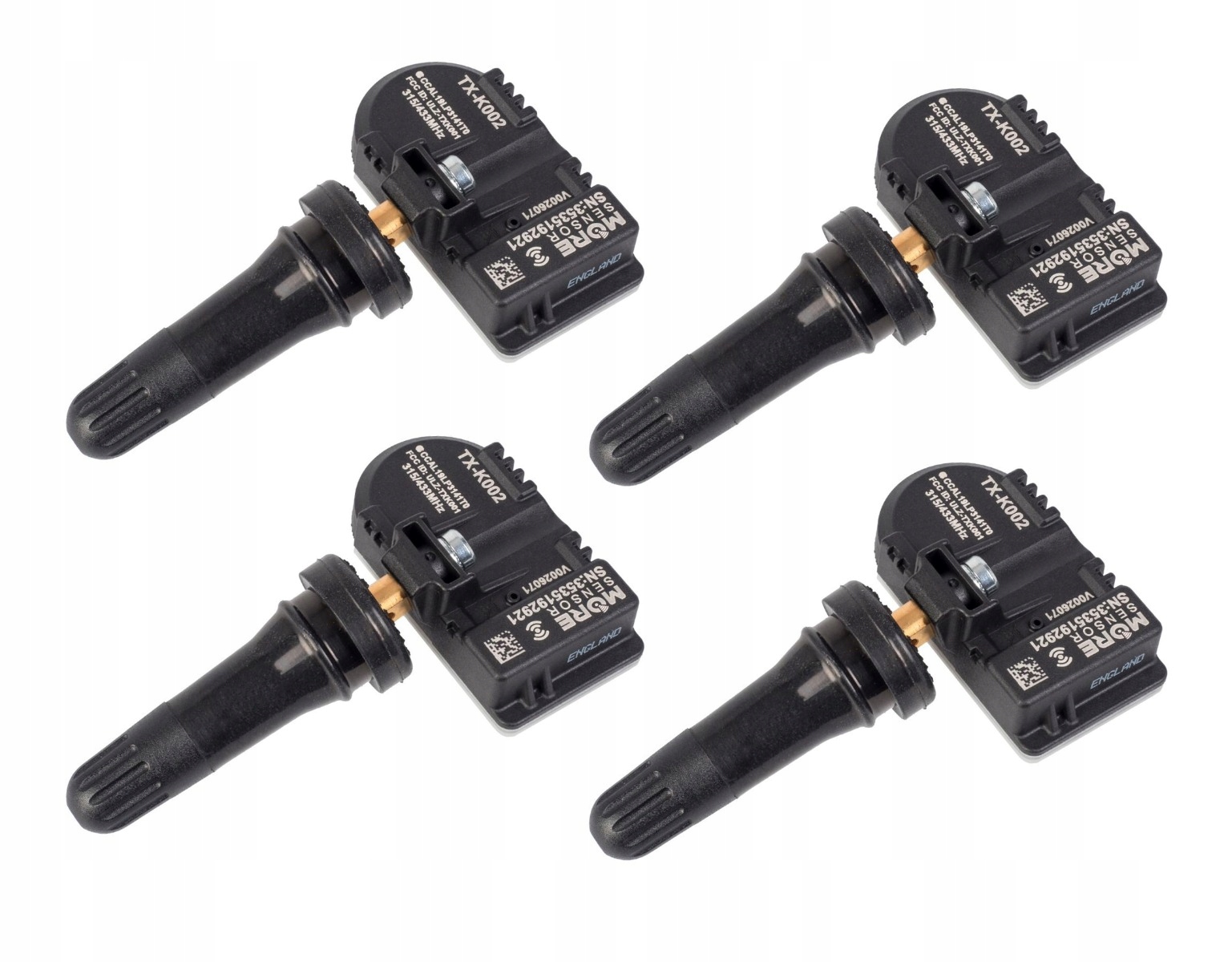 

Mobiletron Eu Usa 433/315MHz czujnik Tpms gum 4szt