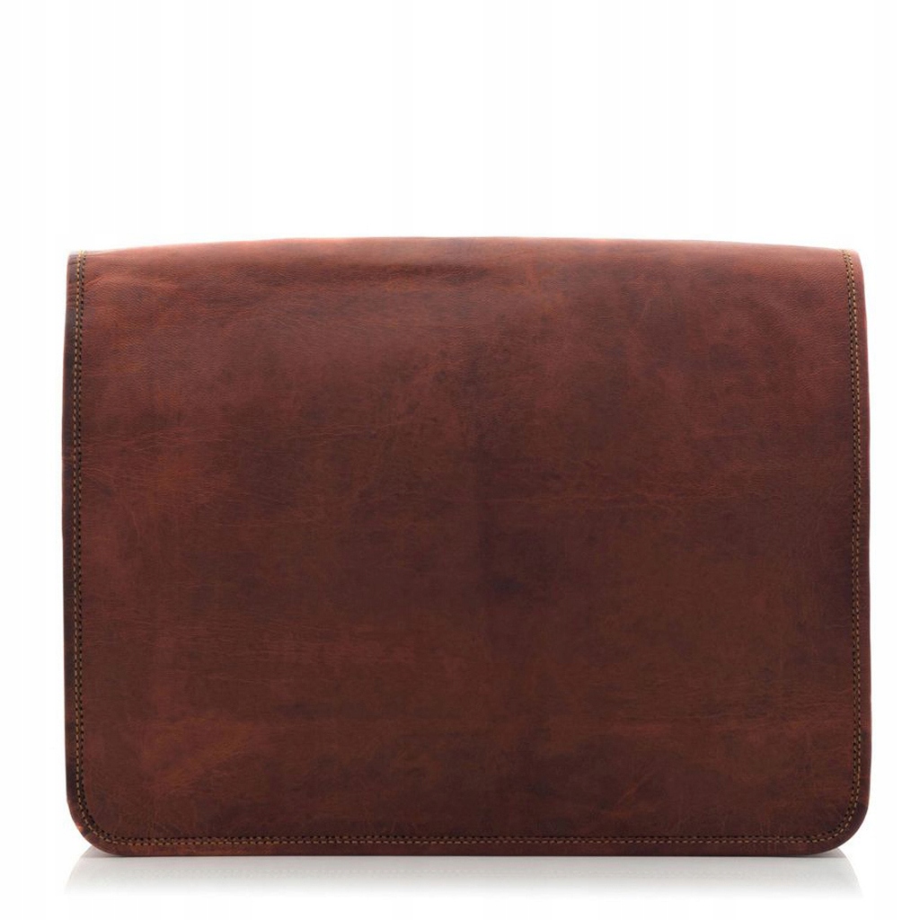 Belveder Pánská taška vintage s klopou z pravé kůže Outlander BH73