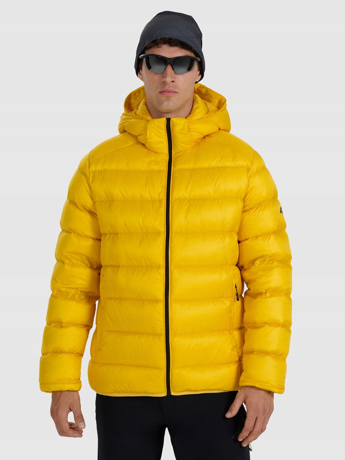 4F Pánská treková bunda Žlutá 3XL