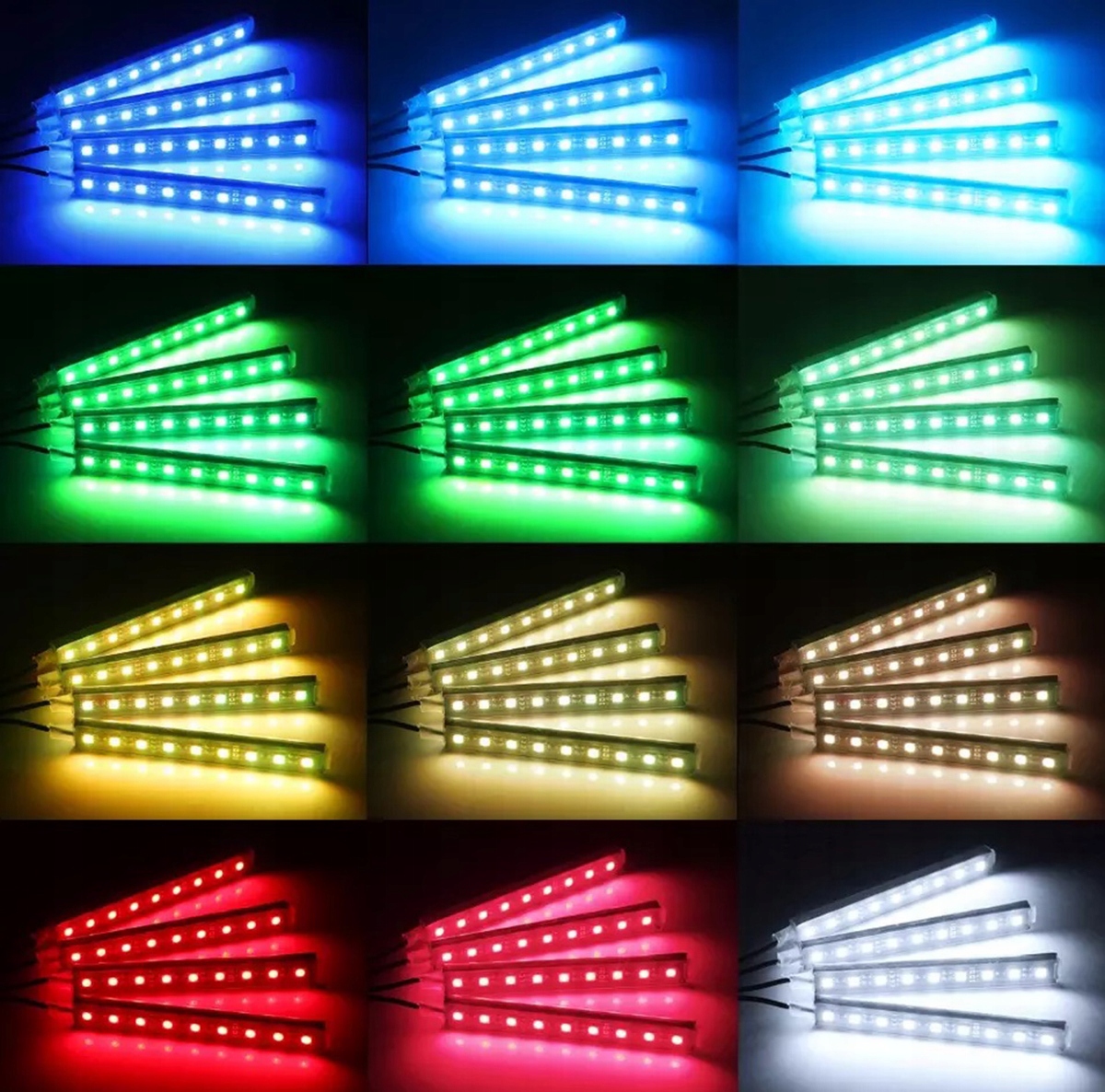 Paski LED Ledy USB WNĘTRZA AUTA Taśma kabiny samochodu oświetlenie ledowe EAN (GTIN) 5907621813819