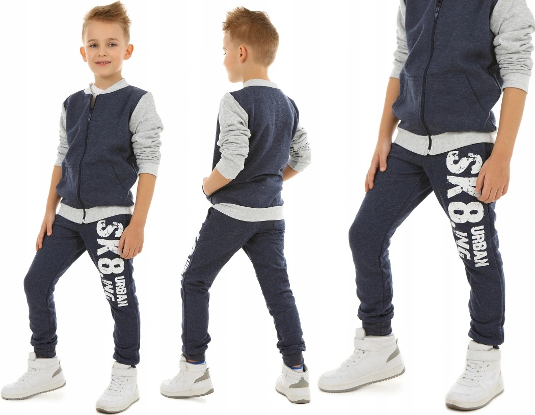 Spodnie dresowe dla chłopca SKA8TING - 164 KROPEK