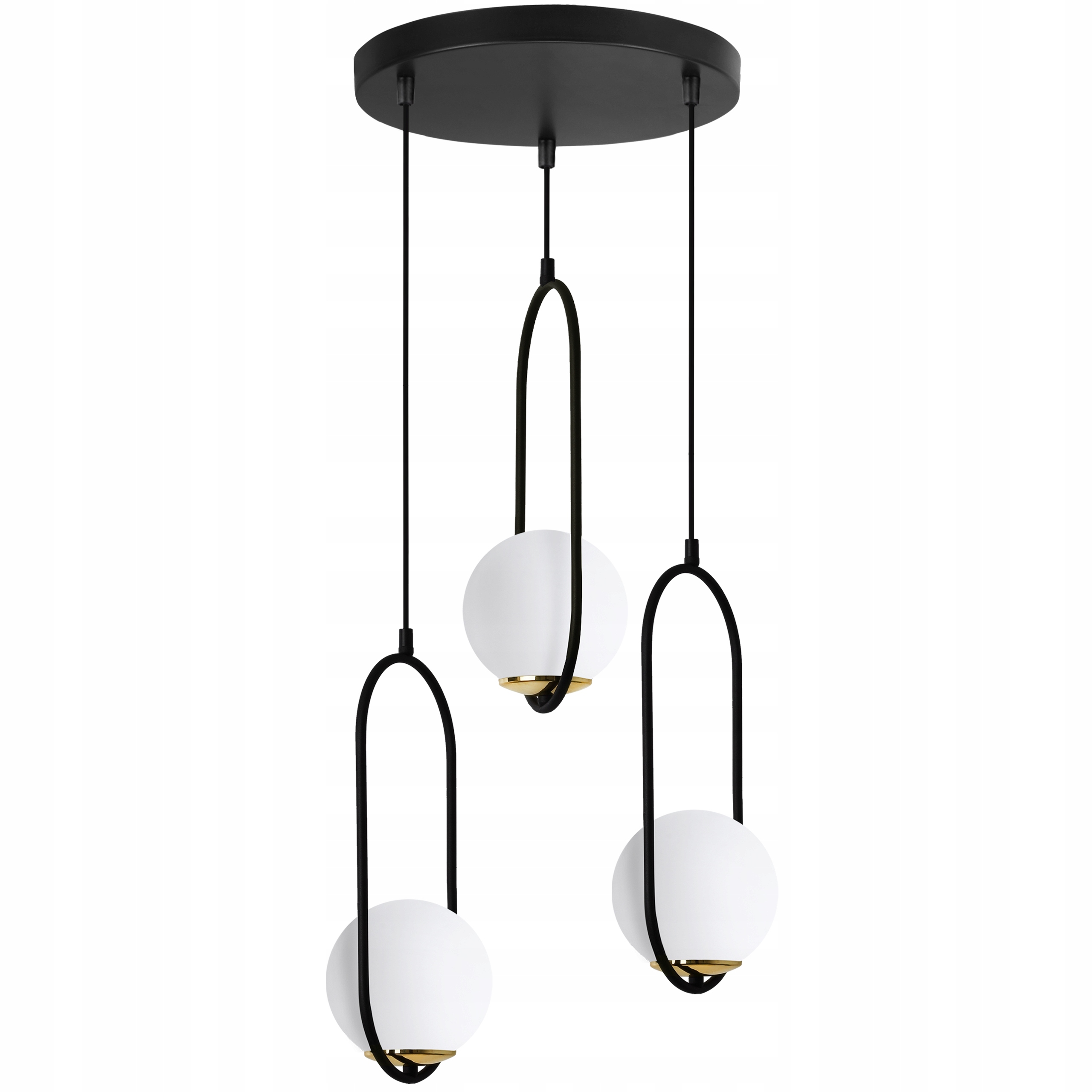 Závěsná Stropní Lampa Lustr Luna Koule Glamour Ring Do Jídelny Kuchyně