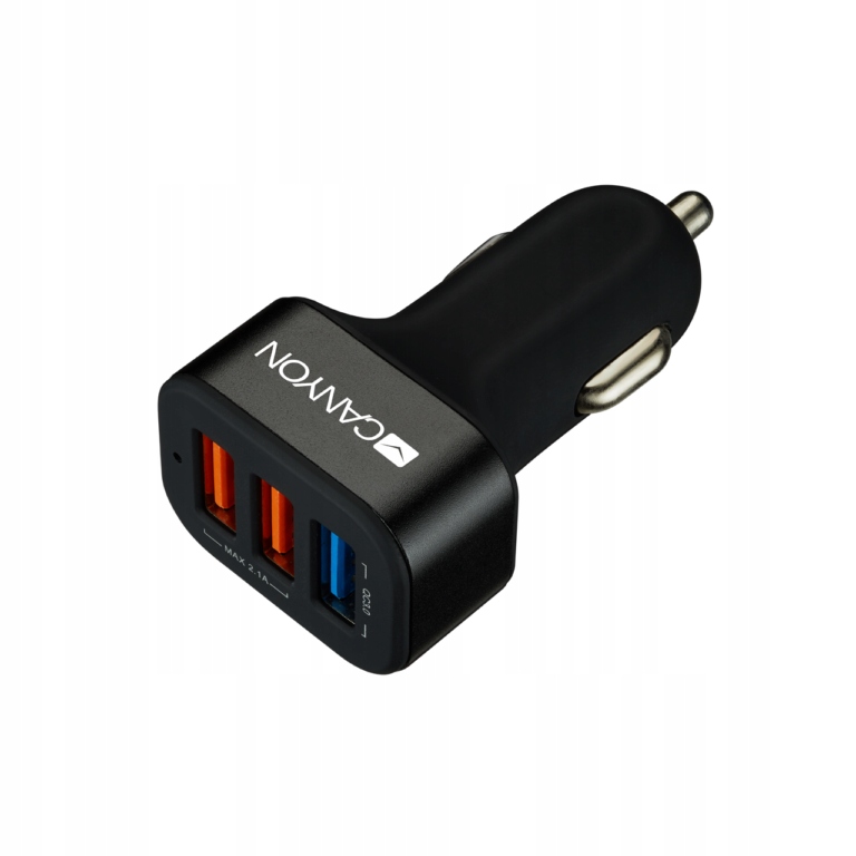 

Ładowarka samochodowa 3 Usb Qc 3.0 do nawigacji