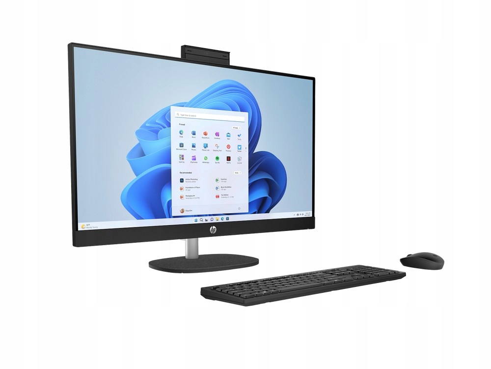 Komputer AiO Hp 27-cr Ryzen 7 16GB 1TB Amd Radeon FullHD Win 11 Czarny