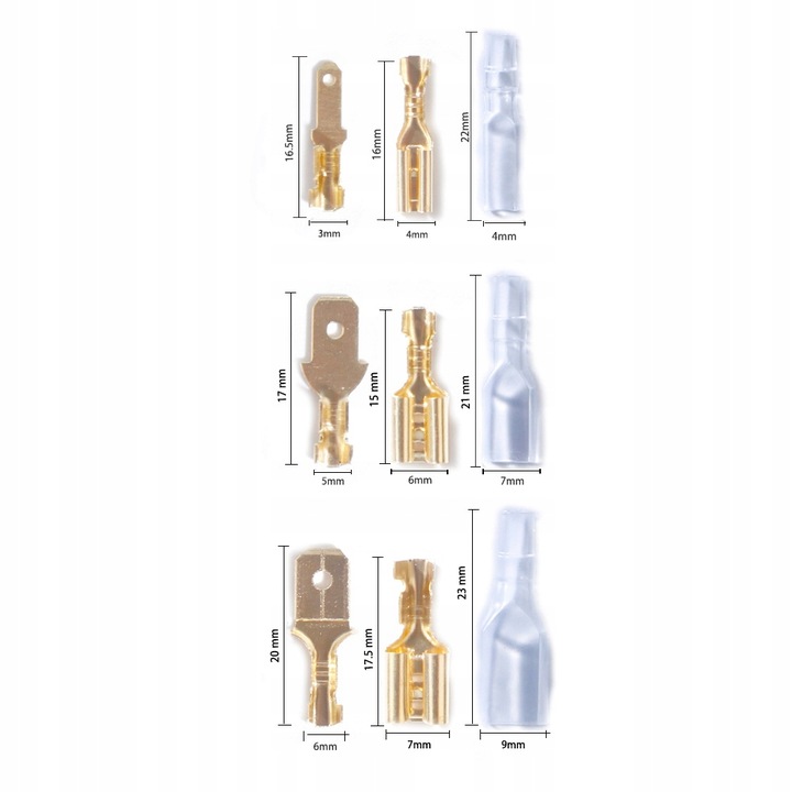 ZACISKARKA PRASKA DO KONEKTORÓW KOŃCÓWEK KABLI PRZEWODÓW 450 SZTUK Kod producenta KONEKTORY KONEKTORÓW