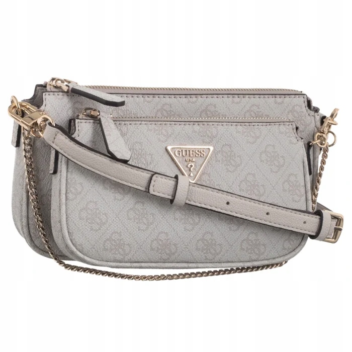 Dámská Kabelka Přes Rameno kabelka Guess Noelle Pouch Crossbody HWBG78 Bílá