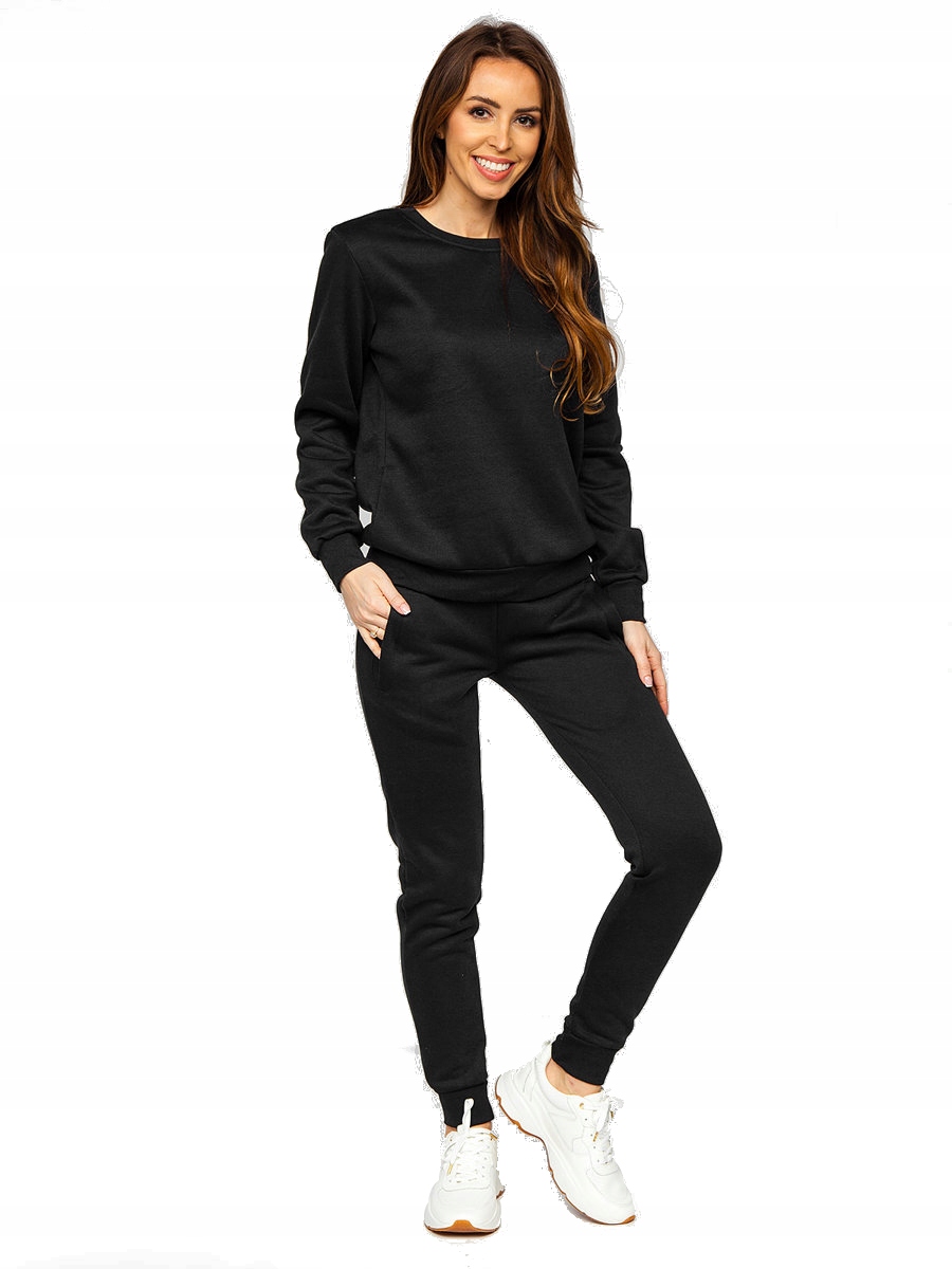 Dres Damski Komplet Dresowy Czarny 0001 Denley_l