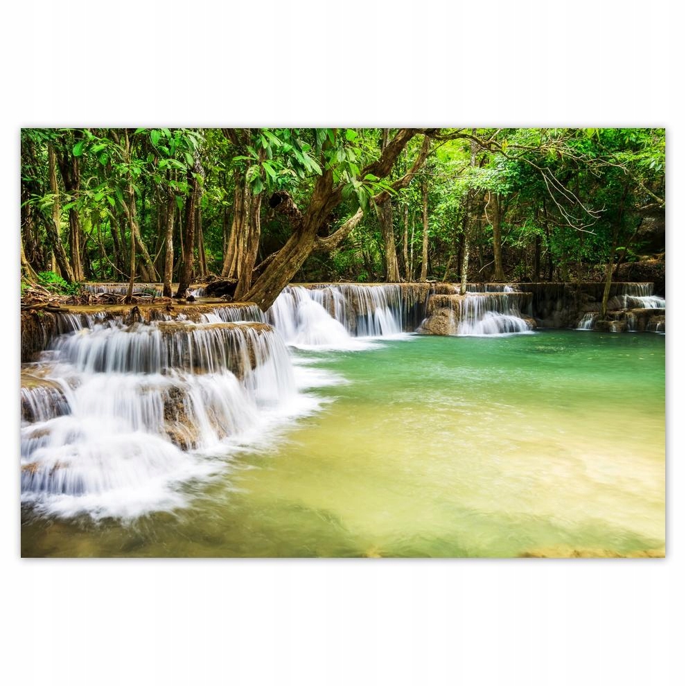 

Plakat 93x62 pejzaż z wodospadem