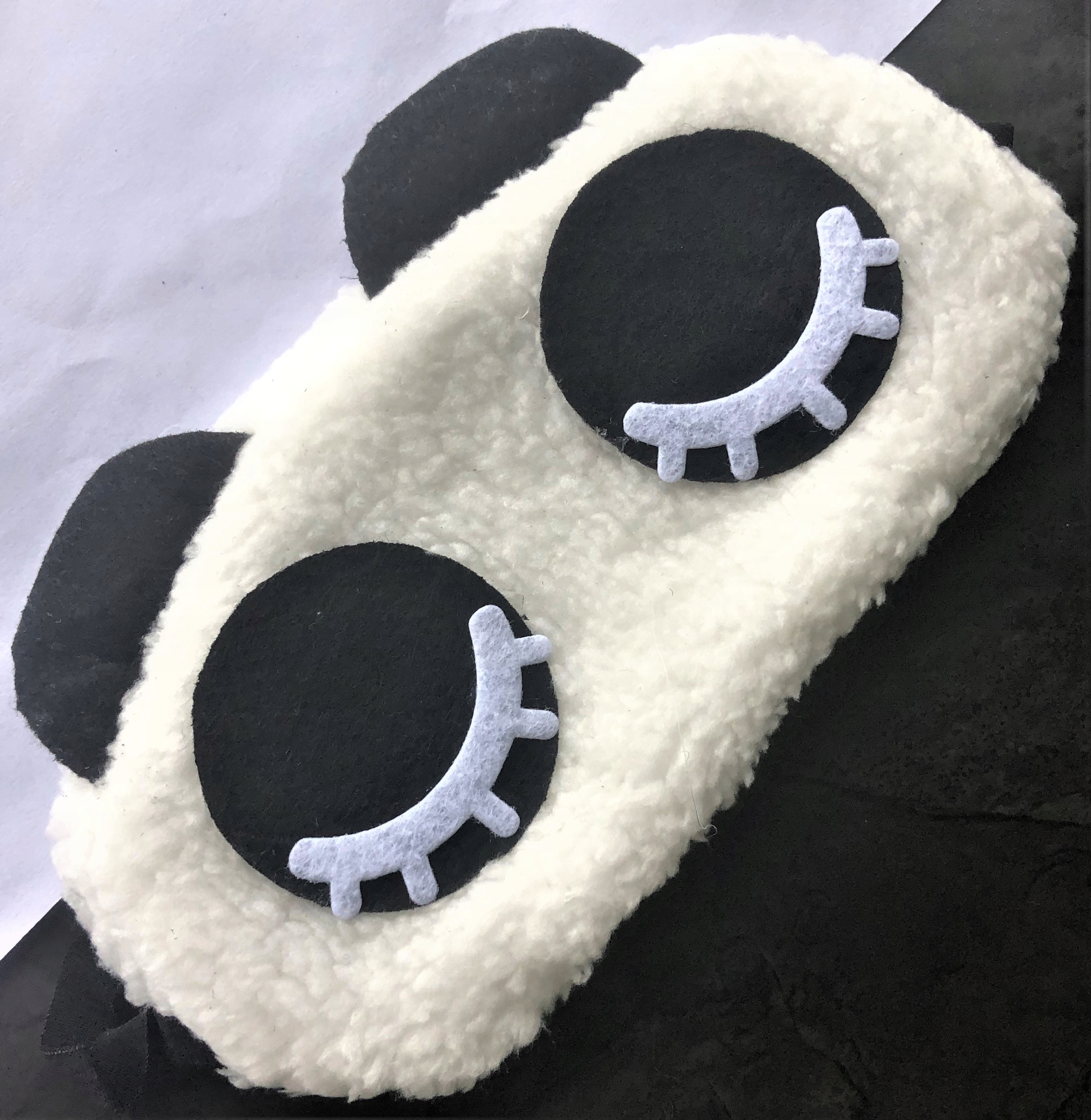 OPASKA NA OCZY MASKA DO SPANIA SNU RELAKSU PANDA Kod producenta OPASKA DLA DZIECI prezent PLUSZOWA