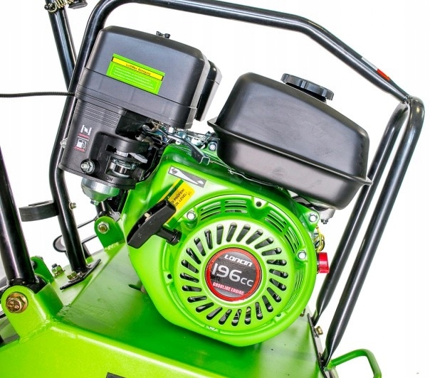 Zagęszczarka 90 kg z posuwem Loncin Mata + koła Rozruch ręczny