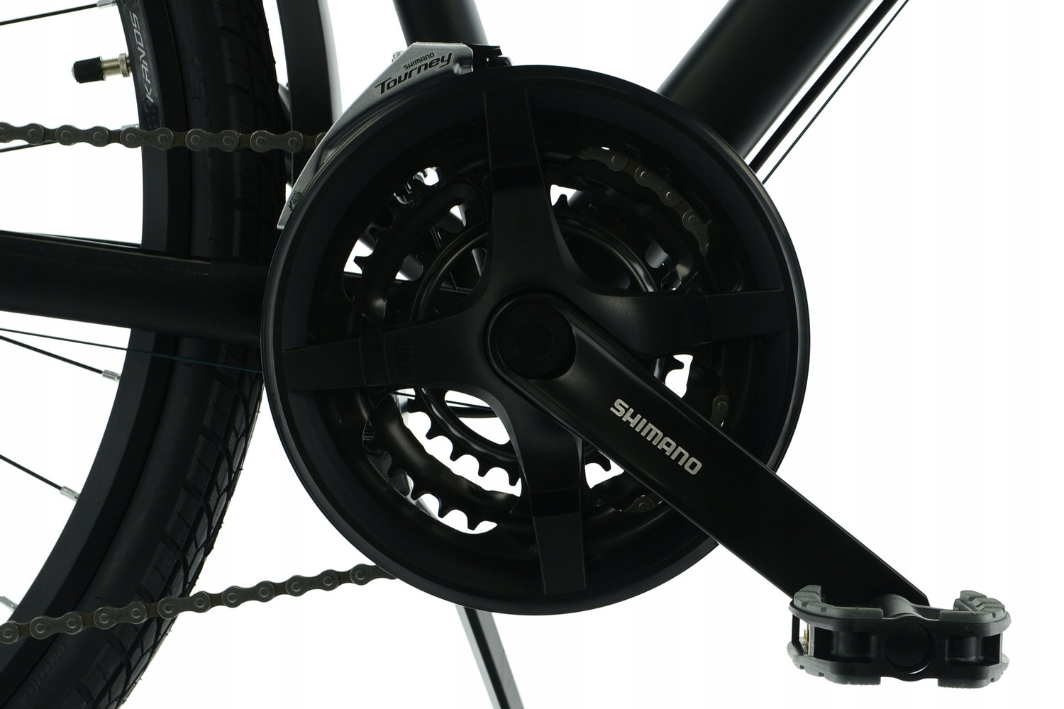 Rower Trekkingowy Kands 28 Verso V1 r19' czar-błęki SHIMANO HYDRAULIKA r25D