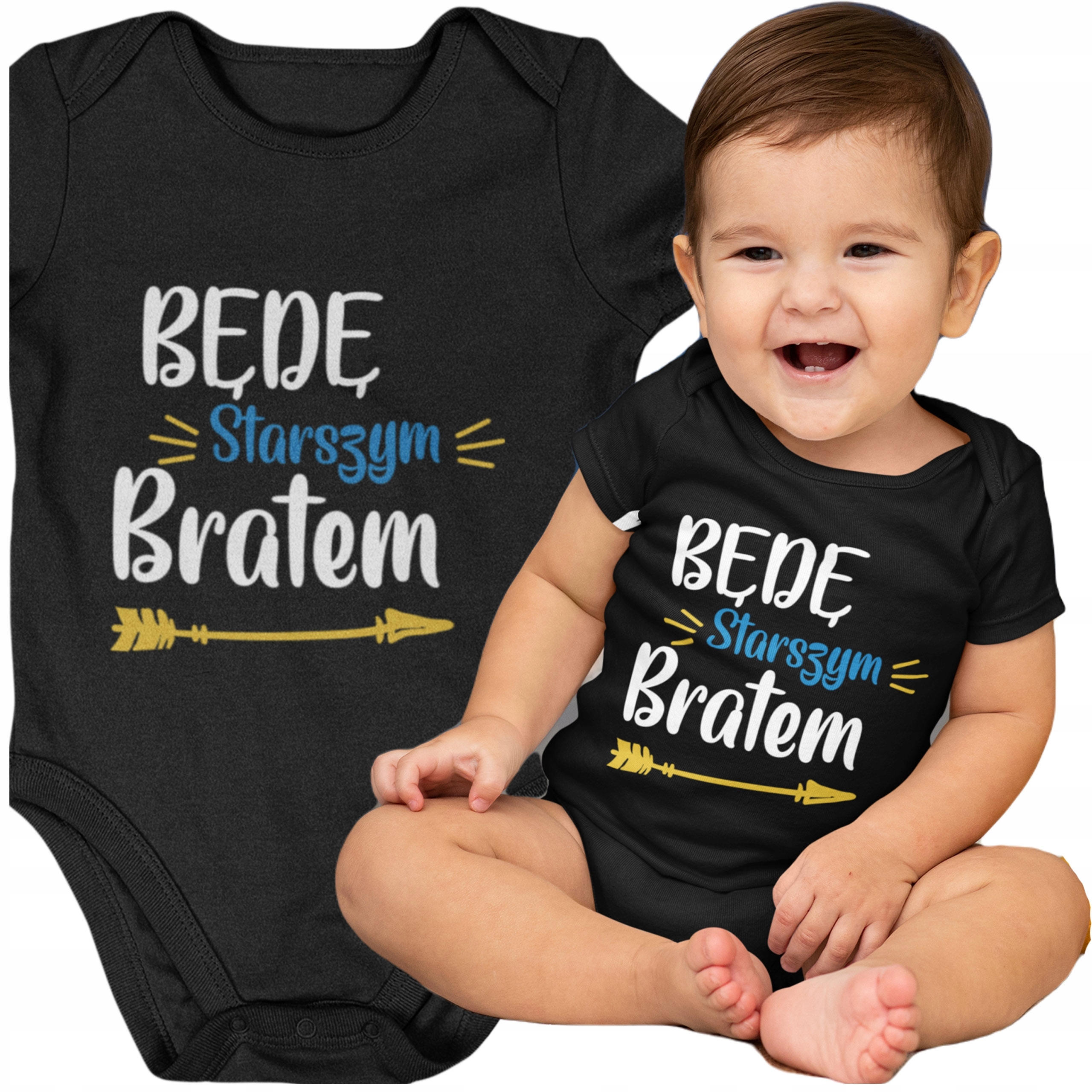 

Baby Body Niemowlęce Będę Starszym Bratem