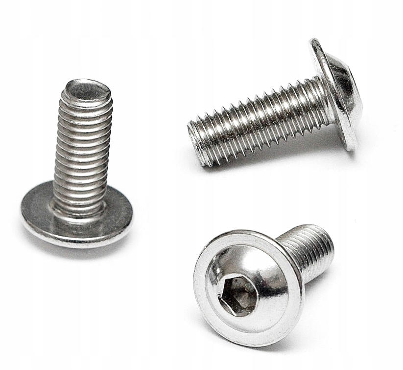 ISO 7380-2 A2 M6X25 ŚRUBA IMBUS PODKŁADKOWA NIERDZEWNA INOX (10) Kod producenta 7380-2/M6x25