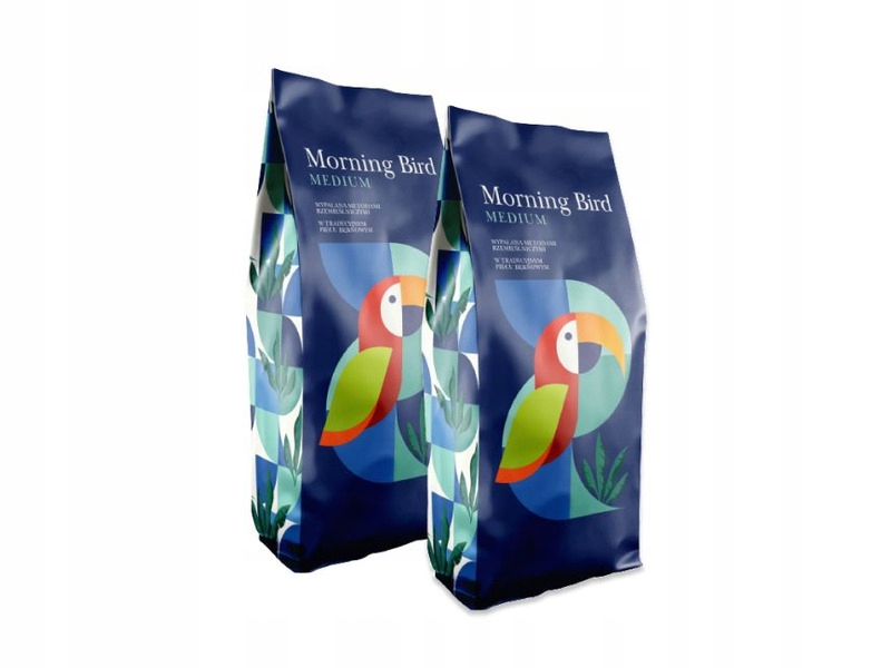 Kawa ziarnista Morning Bird Medium 2 x 1kg