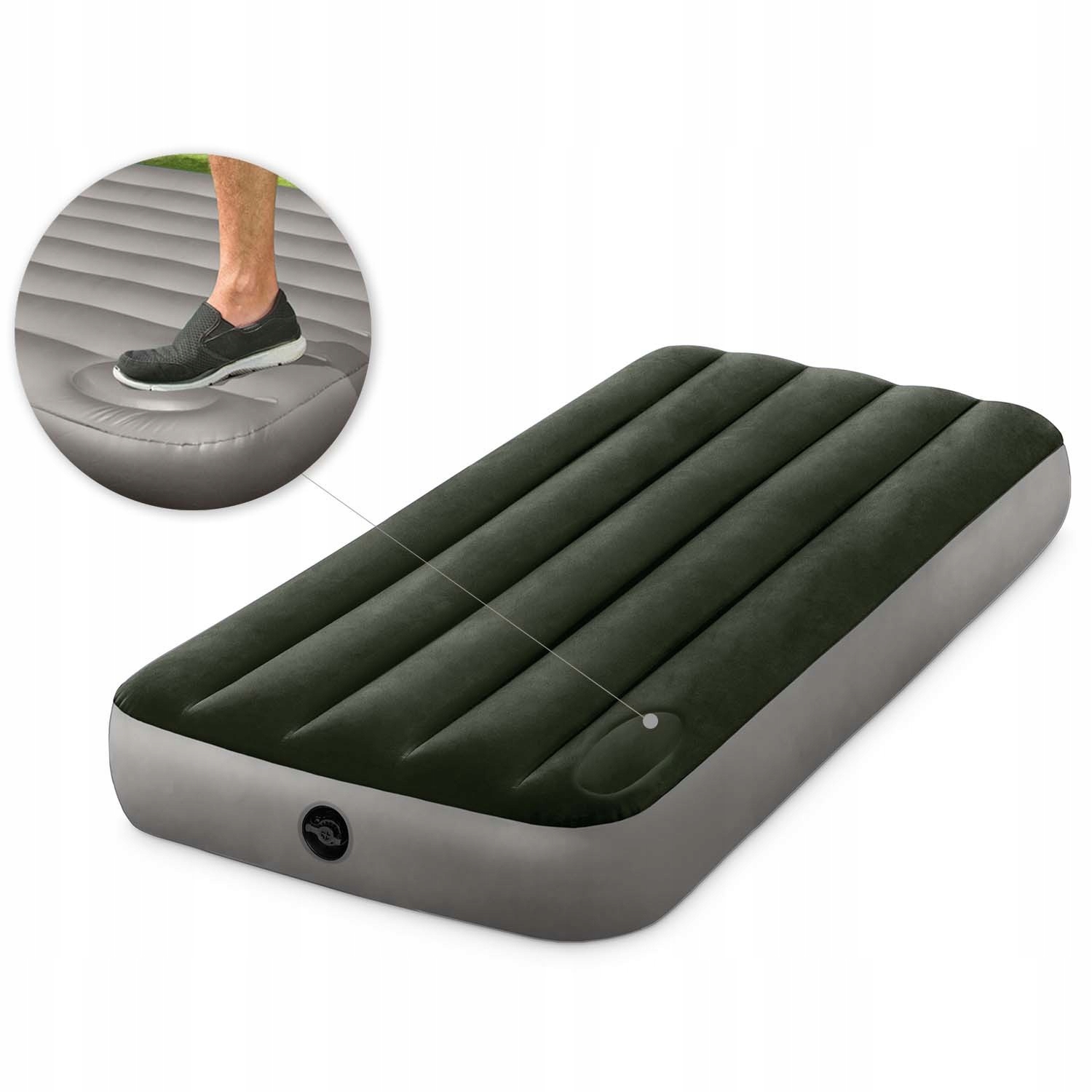 Materac dmuchany z wbudowaną pompką nożną INTEX 64760 Kod producenta 64760