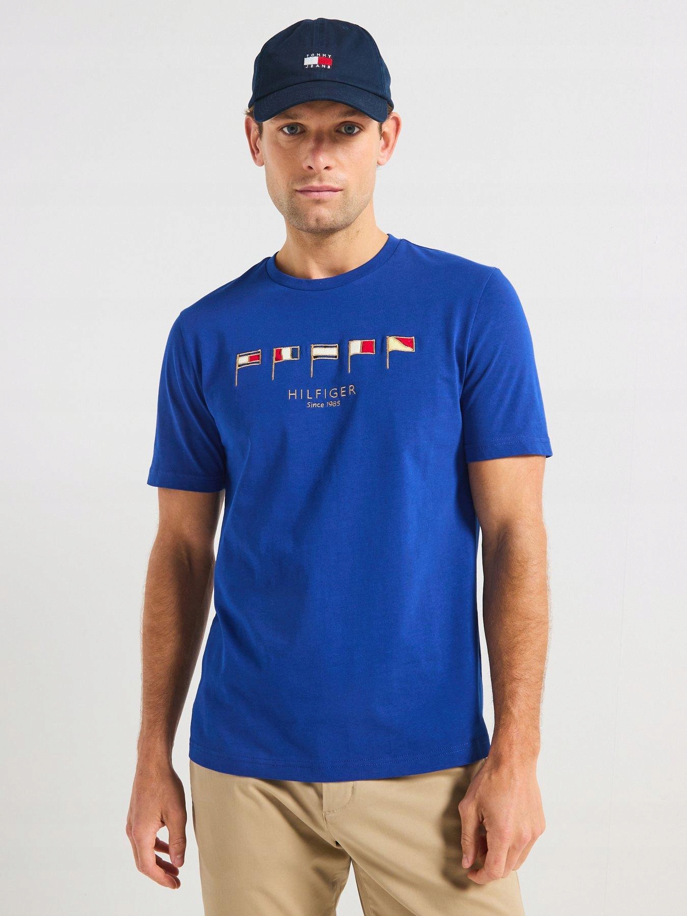 Tommy Hilfiger Pánské Tričko Multi Flags MW0MW38616 XL