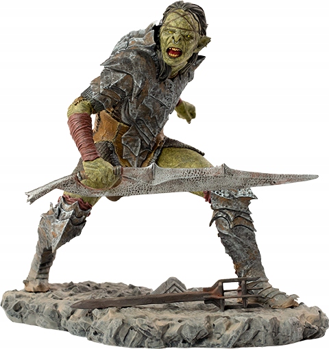 Figurka šermíře Orc 16 cm Pán prstenů Bds Art Měřítko 1/10