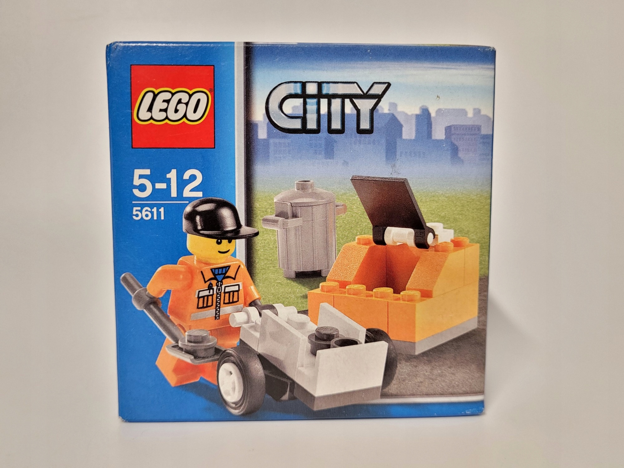 Lego City 5611 śmieciarz pracownik komunalny