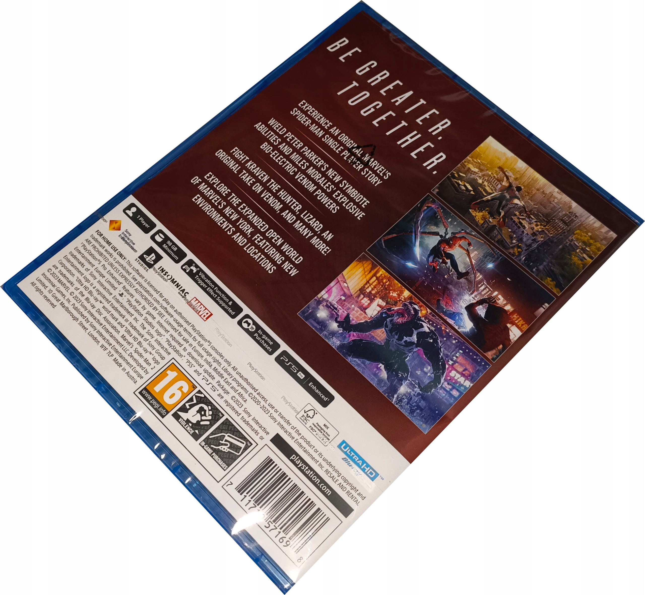 Marvel's Spider-Man 2 / MARVEL SPIDERMAN 2 / NOWA / PL / PS5 Stan opakowania oryginalne