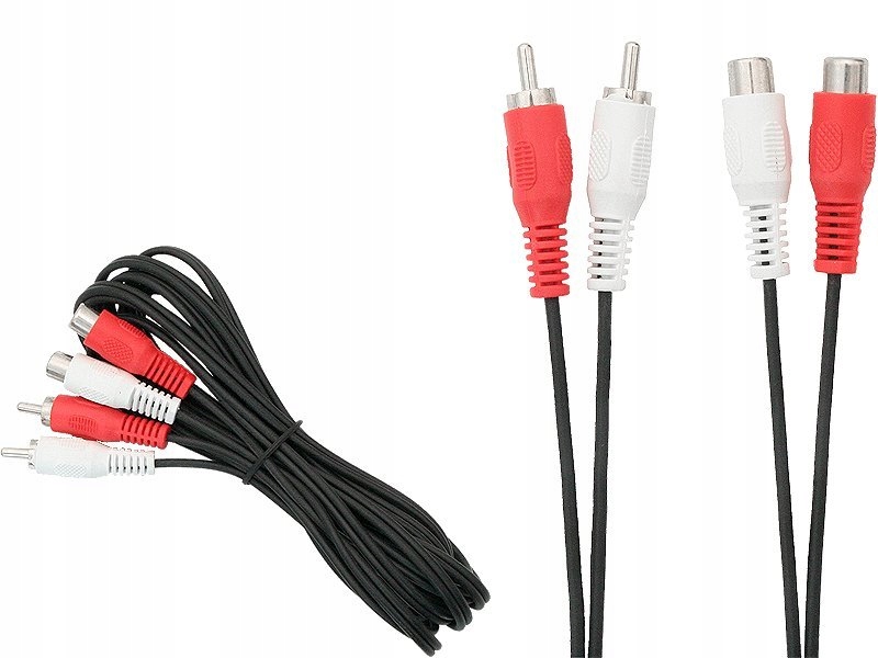 

Kabel Rca Przedłużacz 2,5 Metra Przewód Czincz