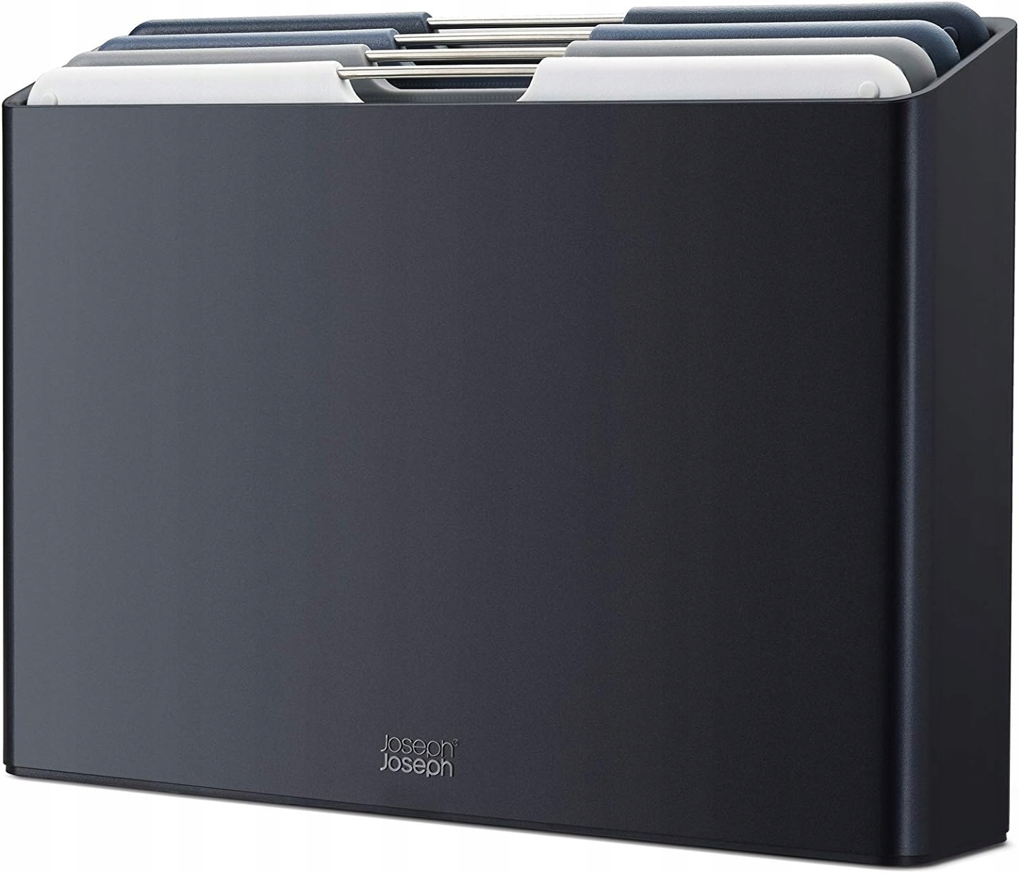 Joseph Joseph Folio 4 ks sada prken s pouzdro Velká modrá Grafitová