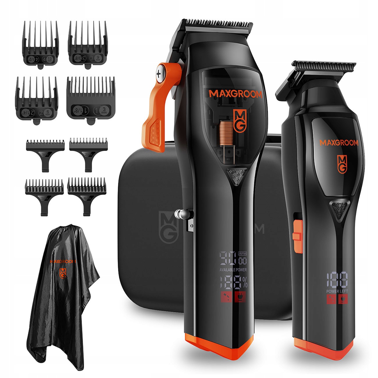 Multifunkční zastřihovač vlasů Maxgroom WF-3908 s zastřihovačem černý