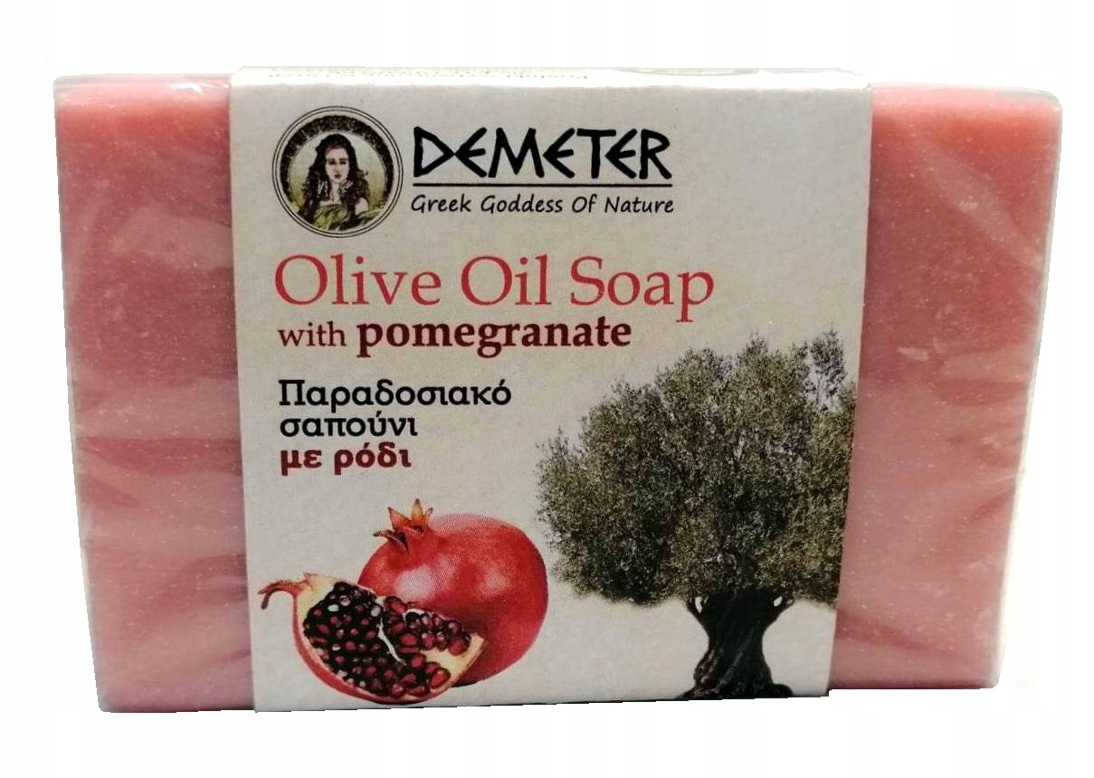 

Naturalne mydło greckie oliwa z oliwek 100g granat