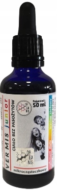 Vermis Junior krople na pasożyty 50ml Organis Dla dzieci Perystaltyka jelit