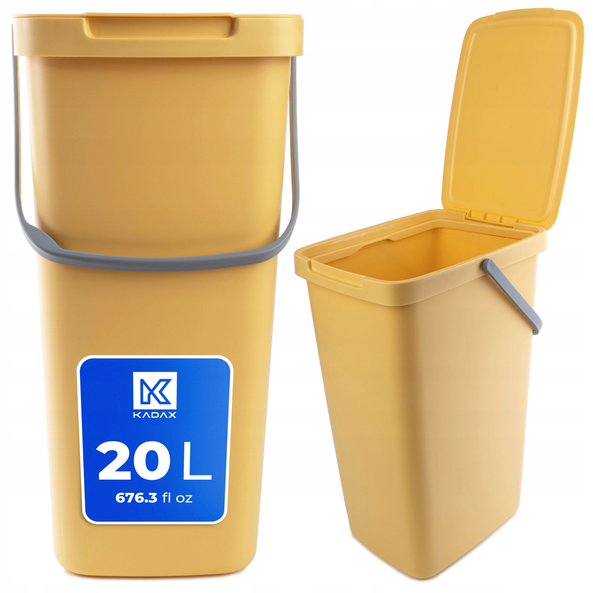 Levně Odpadkový Koš Nádoba Na Odpad 20 L Odpadkový Koš Na Tříděný Odpad S Rukojetí
