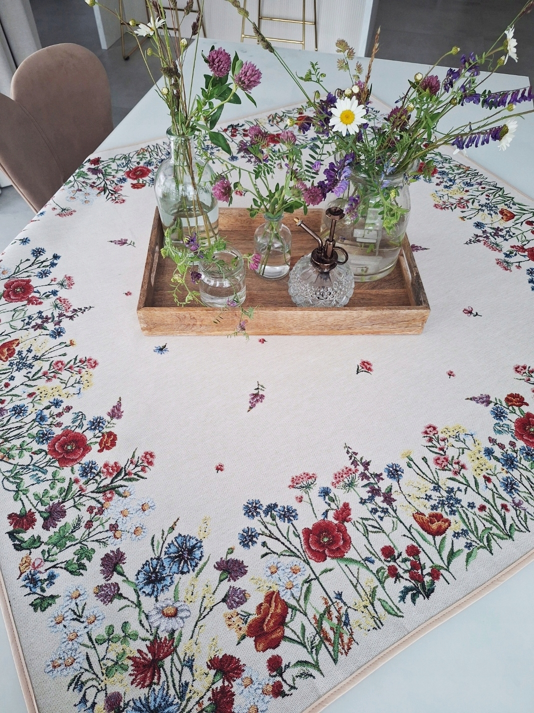 Ubrus 100x100 cm V114 Poppy Meadow