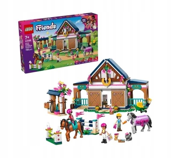 Lego(r) Friends 42688 Hřebčín A Jezdecká Školka