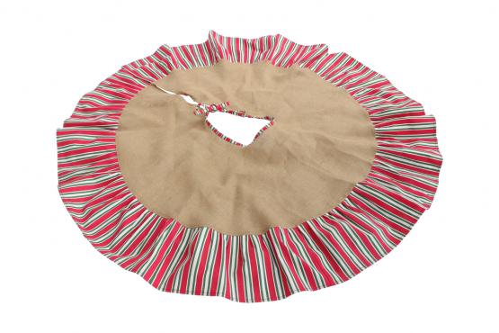

Pokrowiec mata osłona pod choinkę śr. 128cm jutowa