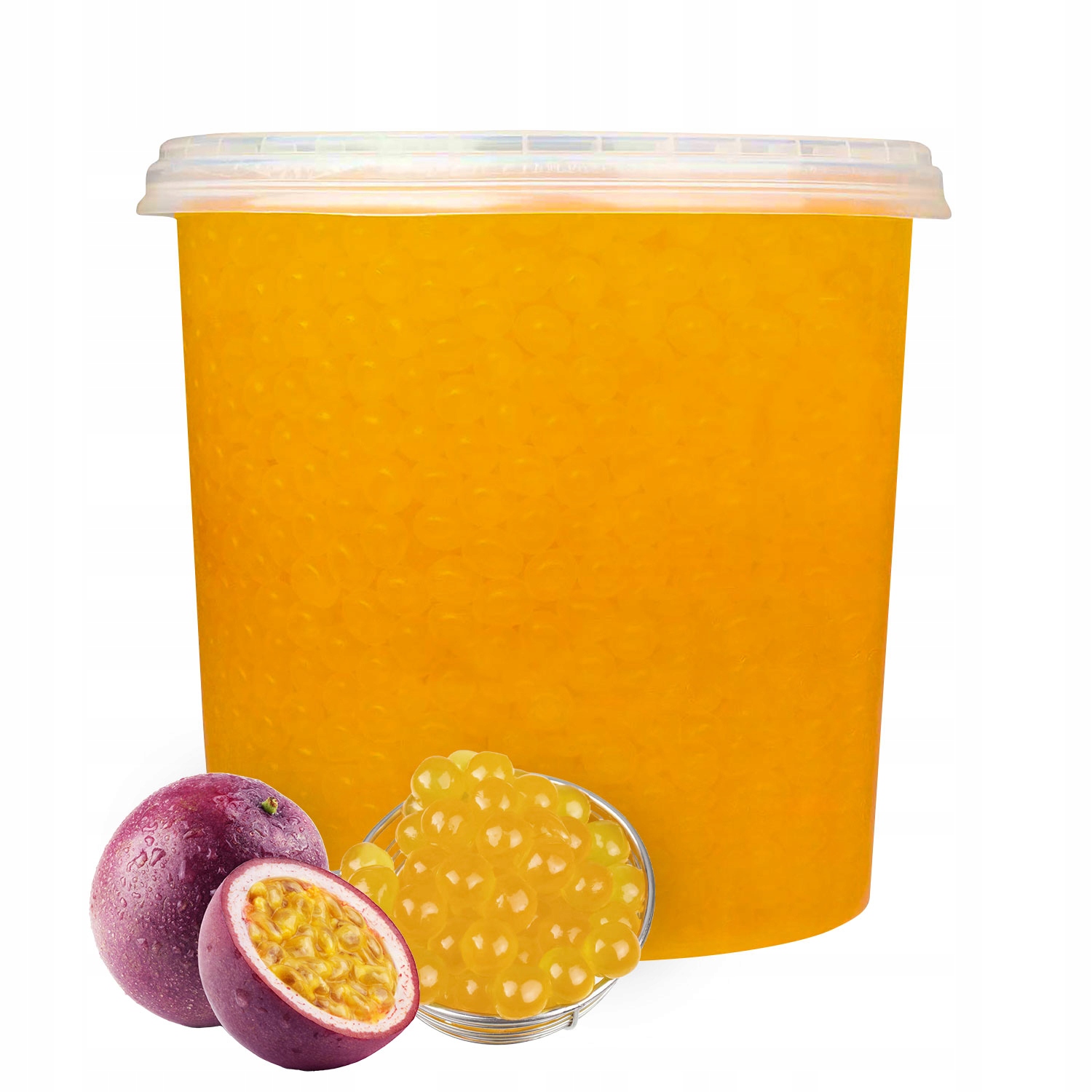 Bubble Tea Popping Boba Kulki pękające Marakuja 3,4 kg owocowe Crazy Bubble