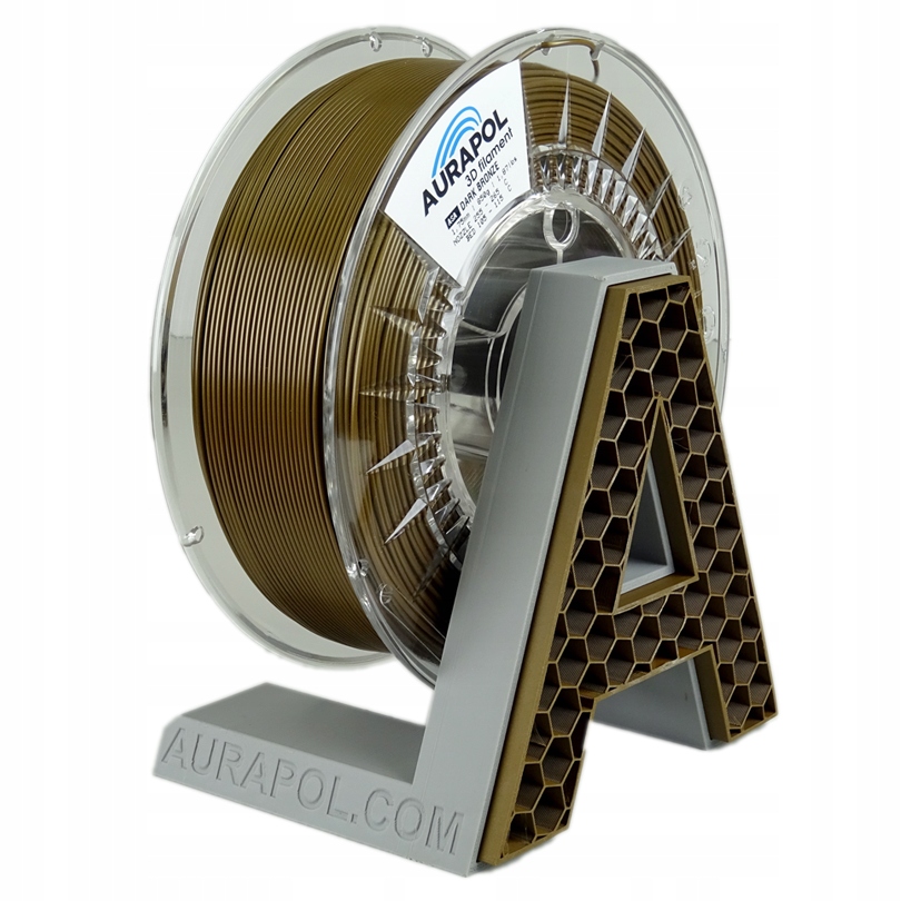 Filament Aurapol Asa Filament Dark Bronze Tmavě Hnědá 0,85kg 1,75mm