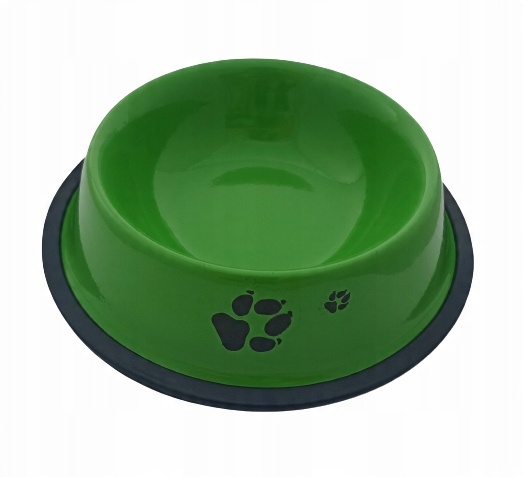 

Miska metalowa na gumie dla małego psa 180 ml