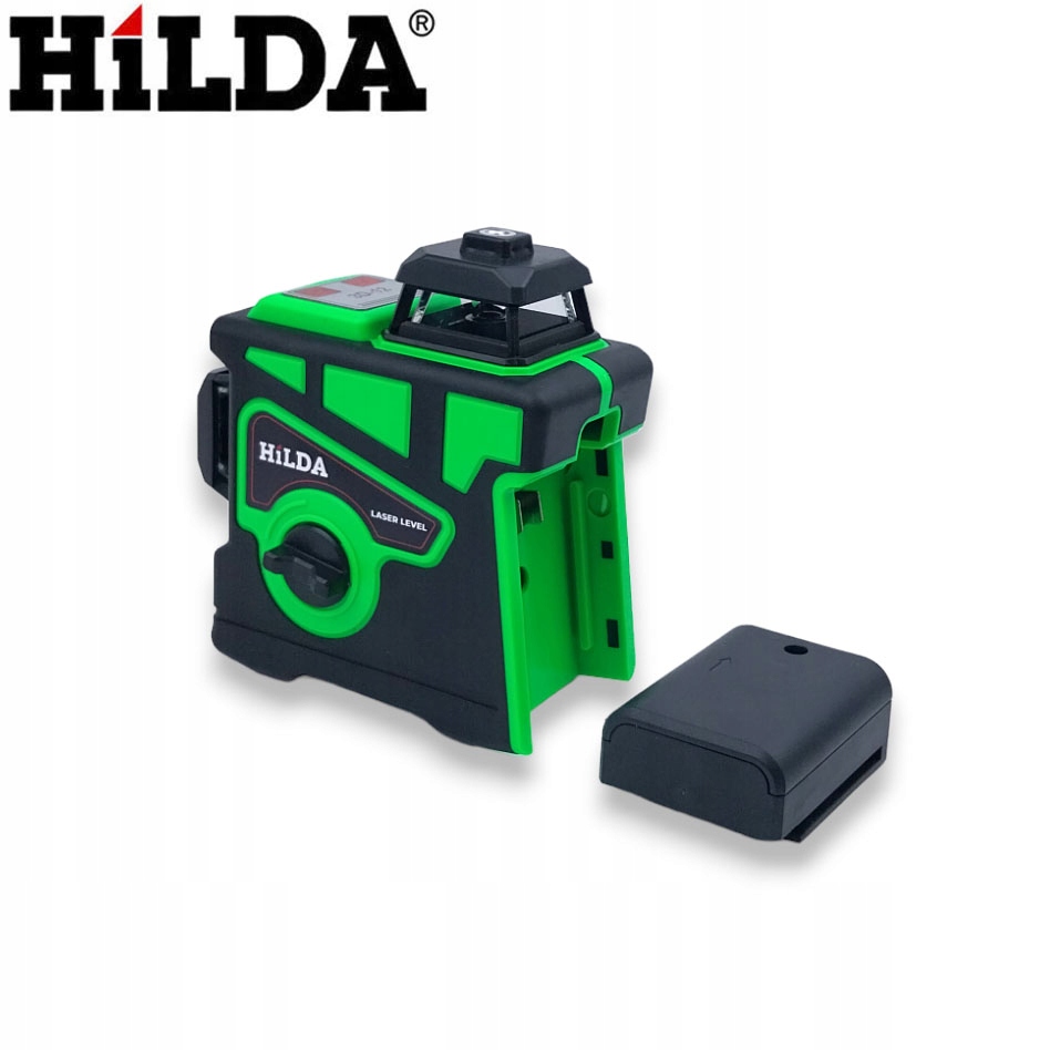HILDA POZIOMICA 3D 12 LINII 2 AKU LASER KRZYŻOWY SAMOPOZIOMUJĄCY NIWELATOR Stopień ochrony IP65