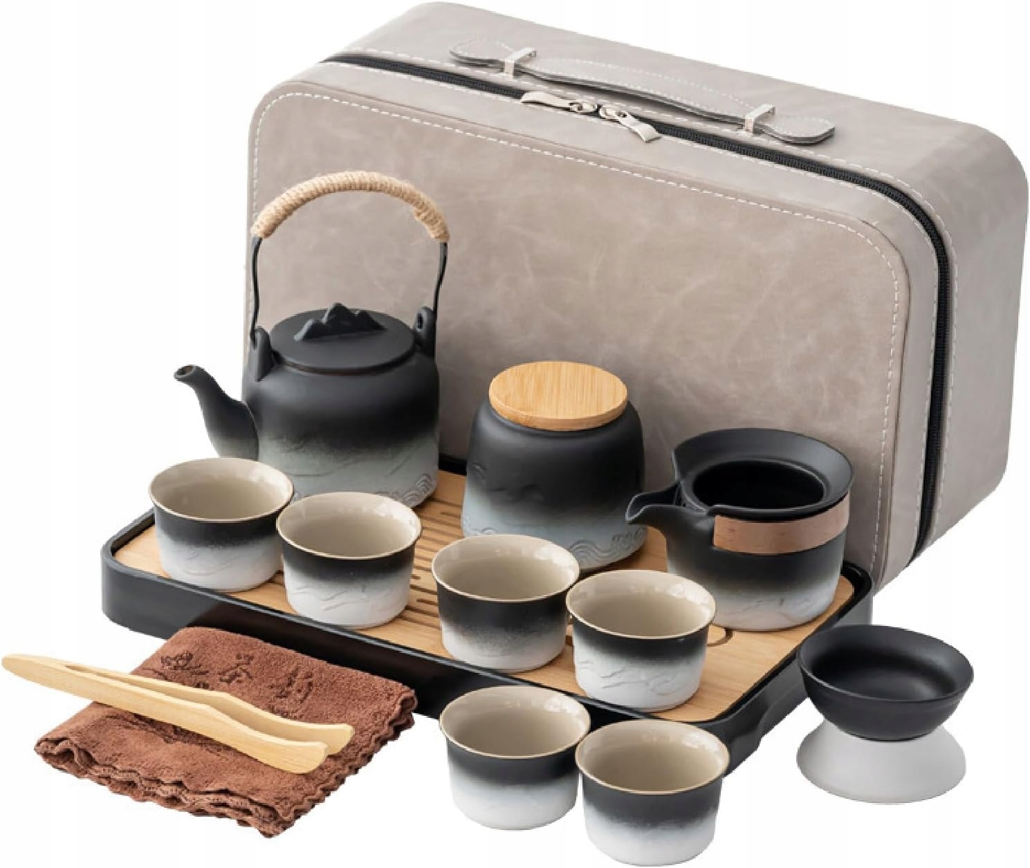 Czajnik Do Herbaty Chiński Filiżanki Zestaw Ceramiczny Zastawa Japońska