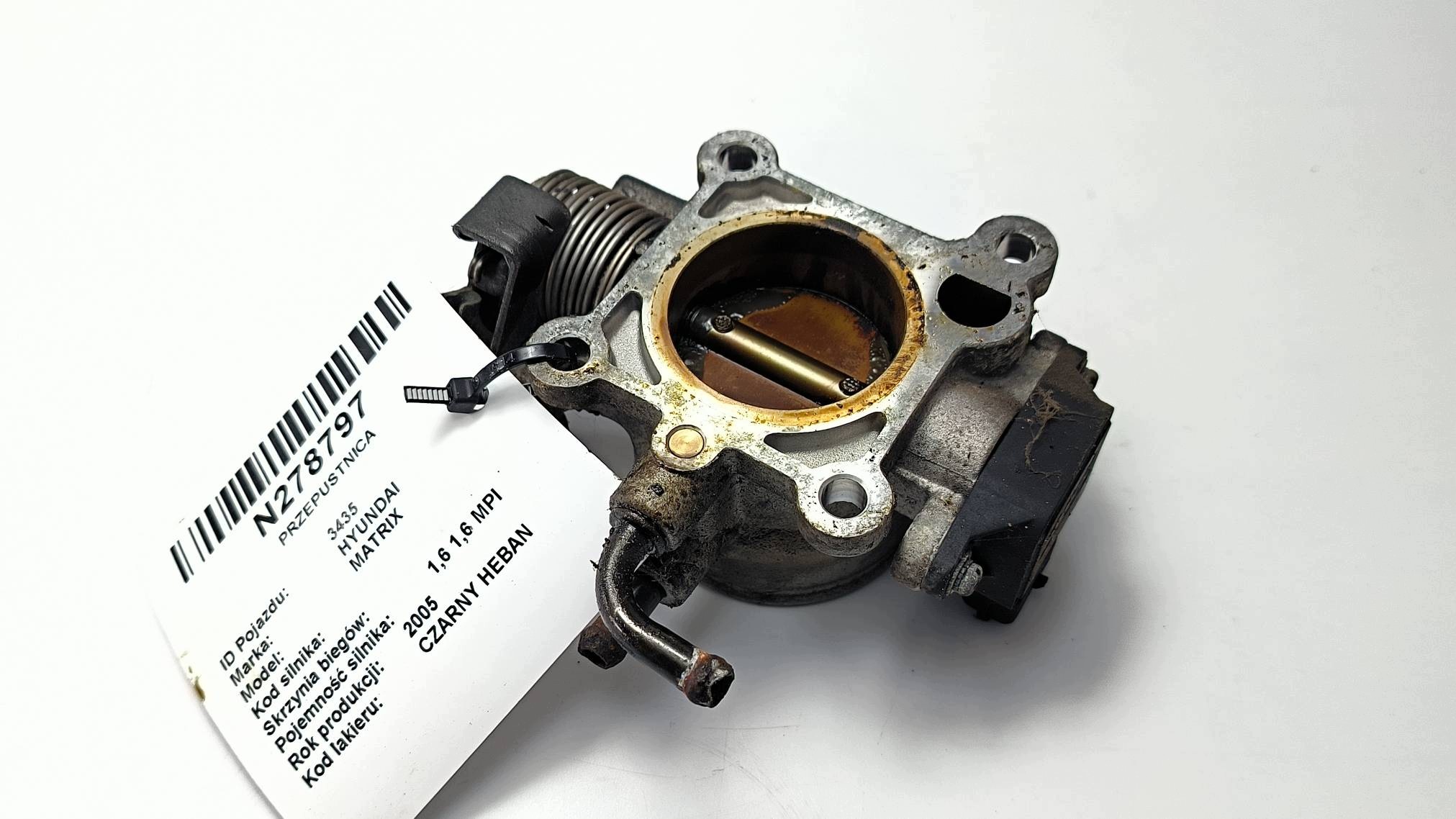 throttle flap 1.6 MPI HYUNDAI MATRIX