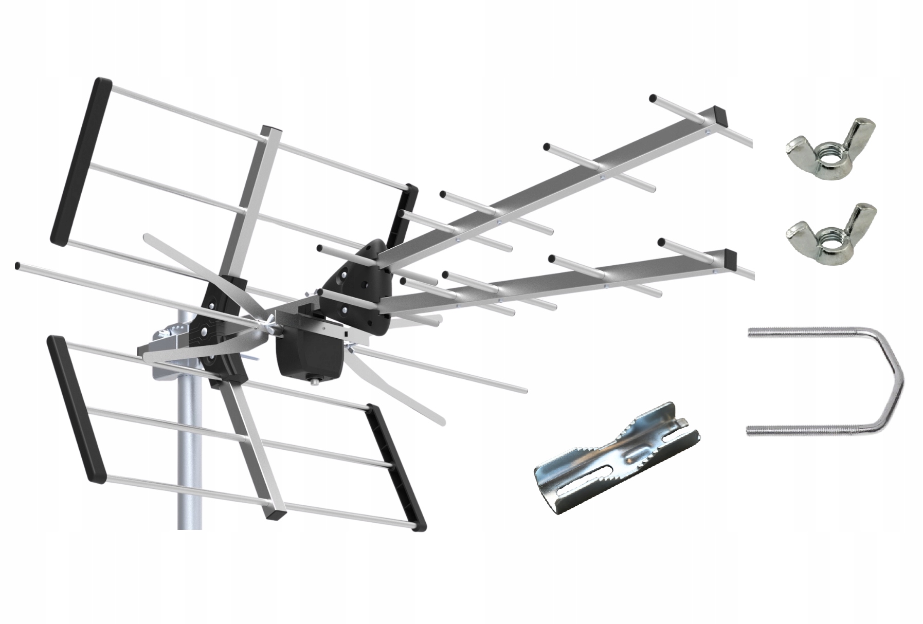 Antena tv naziemnej Inprel 602-V/UHF do Tv DVB-T2 H.265 4K nie wymaga filtr