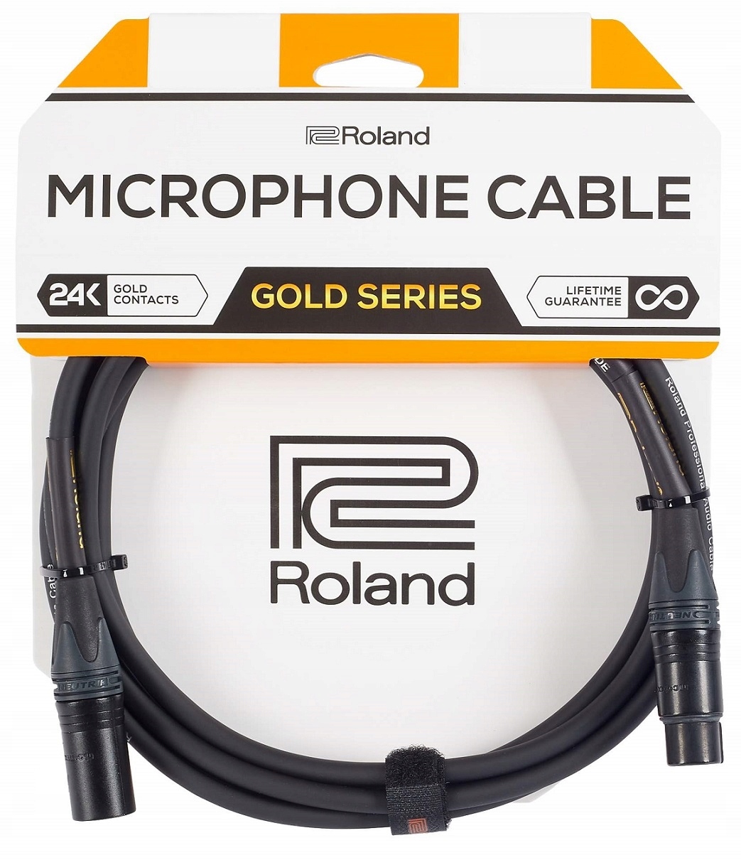 Przewód Xlr-xlr Roland 4,5 m Rmc G15 Gold Series Kabel Mikrofonowy Neutrik