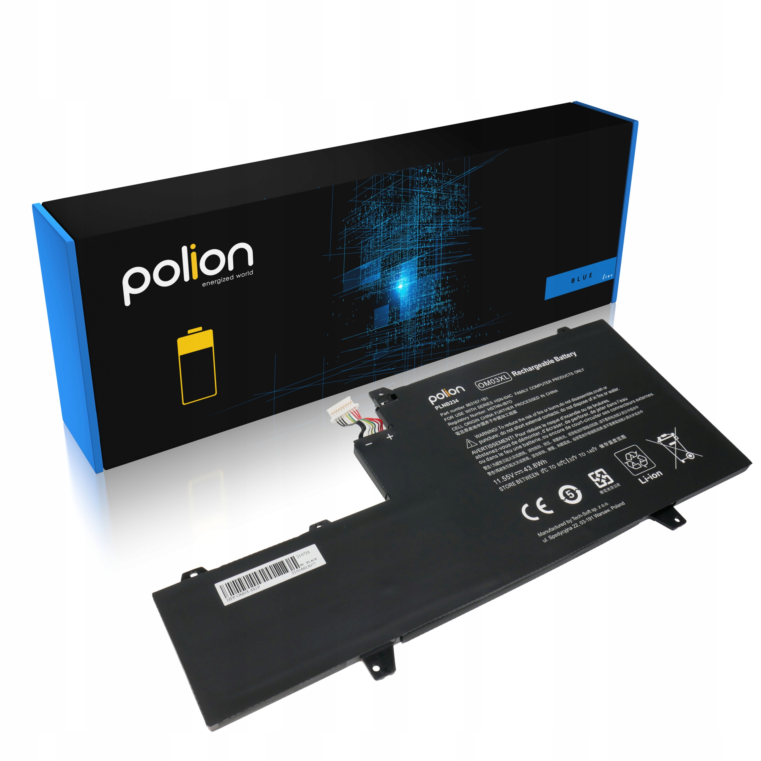 

Bateria OM03XL do Hp EliteBook x360 1030 G2