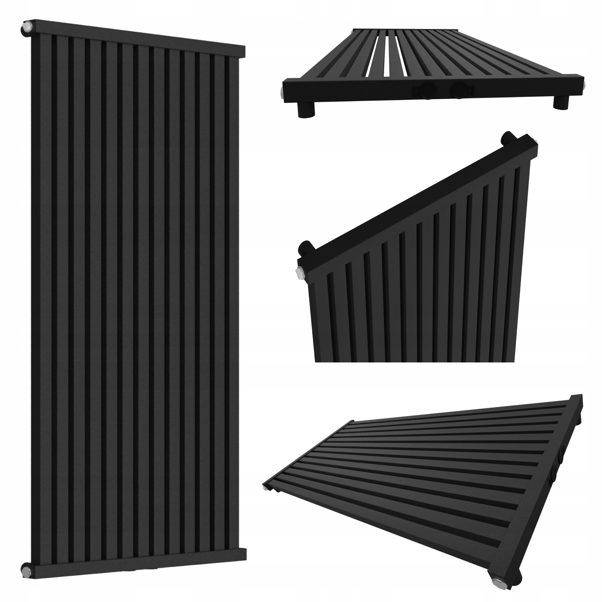 Dekorativní radiátor Radiator 160x61 Černý Str