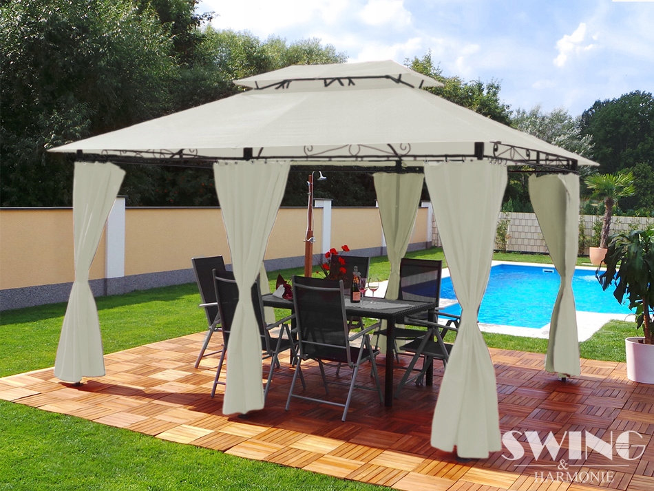 MINZO PAWILON OGRODOWY Z OŚWIETLENIEM LED CREME Kod producenta 00