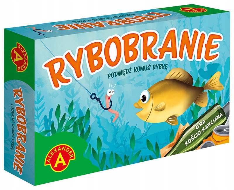 Rodzinna GRA Planszowa dla Całej RODZINY CIEKAWA Gra Rybobranie - Alexander