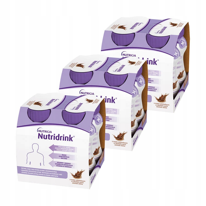 Nutridrink o smaku czekoladowym 12 x 125 ml