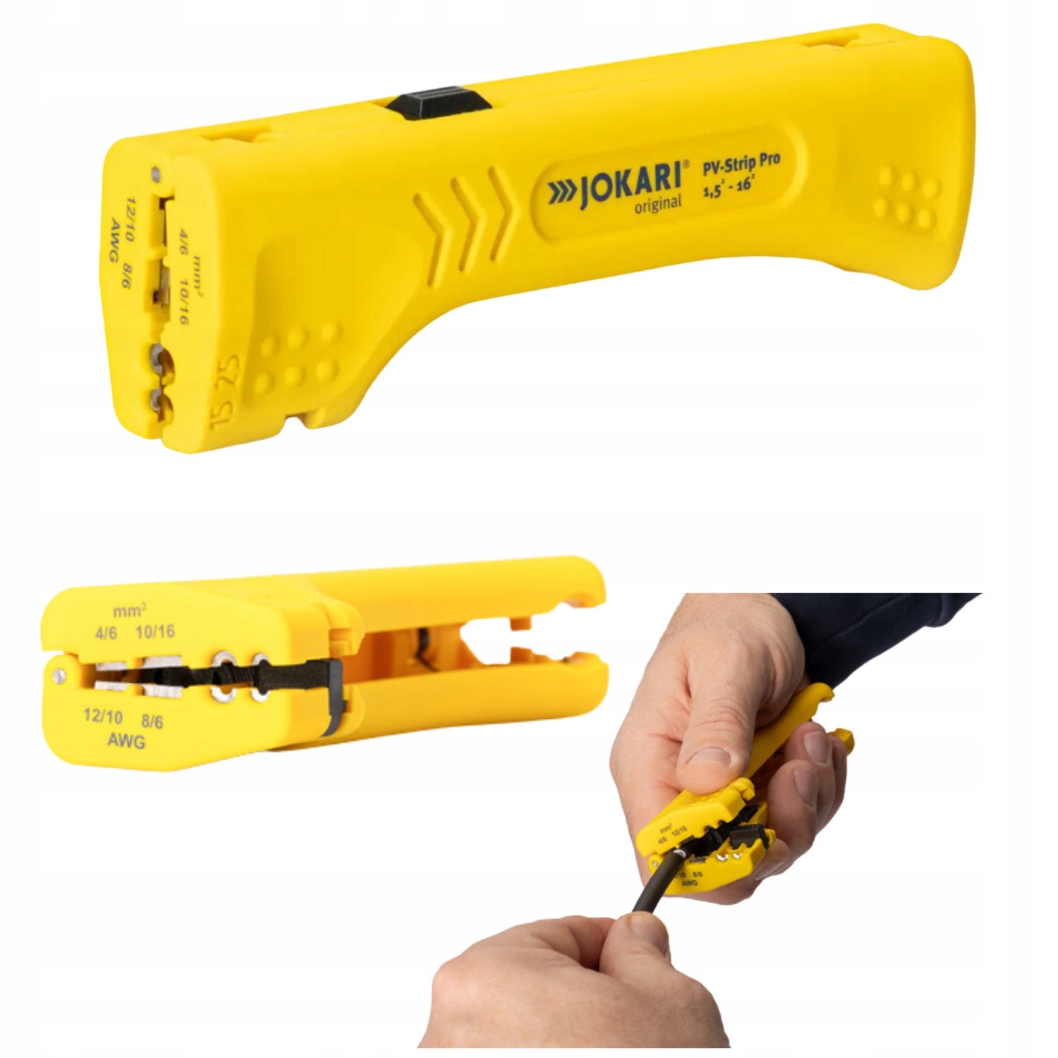 Nóż do ściągania izolacji Jokari ściągacz izolacji solarnych JO30199